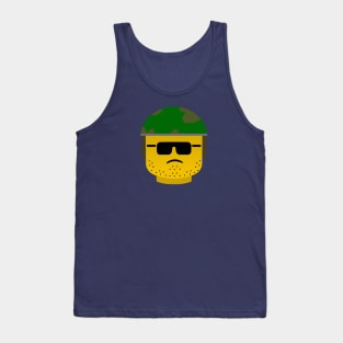 Lego head Soldier Tank Top